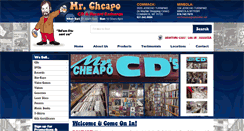 Desktop Screenshot of mrcheapocds.com